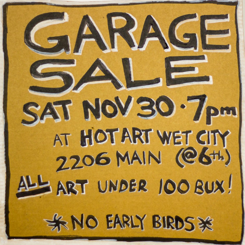 garage sale
