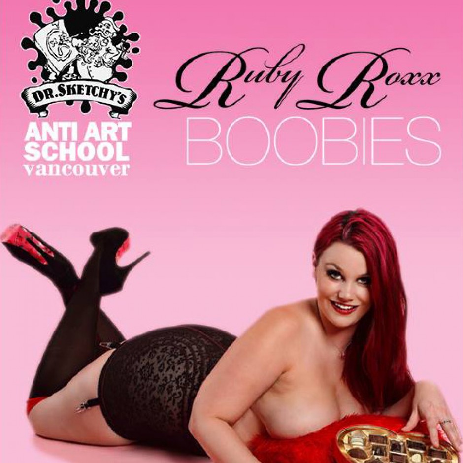 Dr Sketchy's with Ruby Roxx